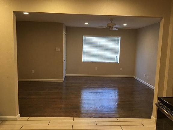 living room view from kitchen