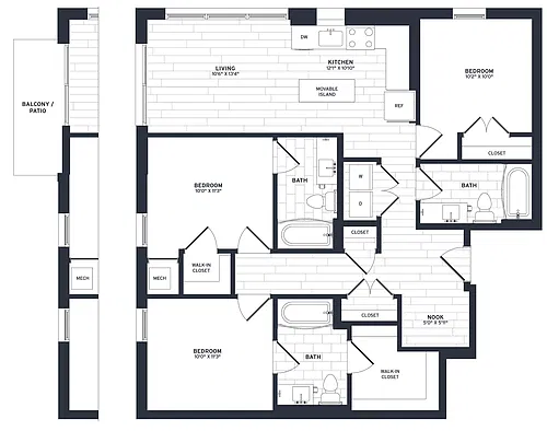 Floor plan C1