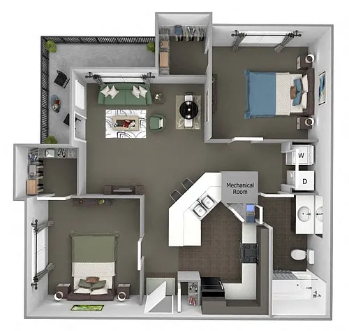 Floor plan B1 (Fusion)