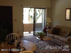 Living room looking out