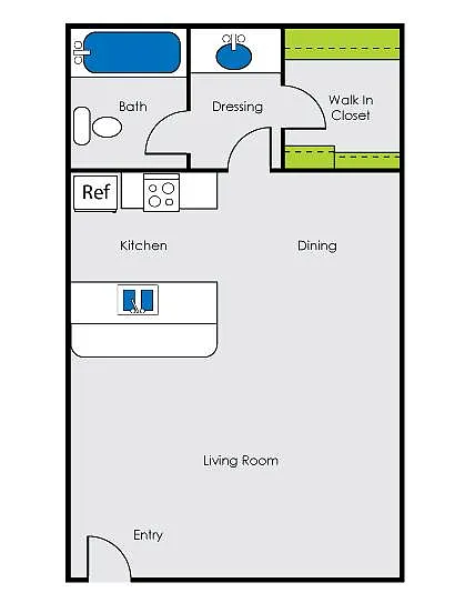 Floor plan Studio
