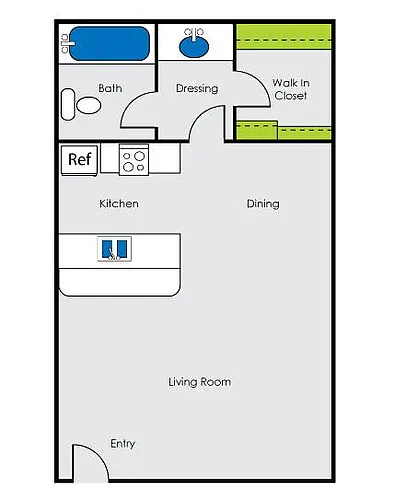 Floor plan Studio