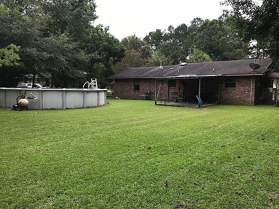 Back yard with pool
