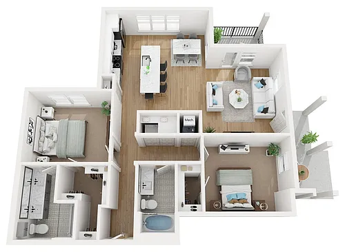 Floor plan B1-M