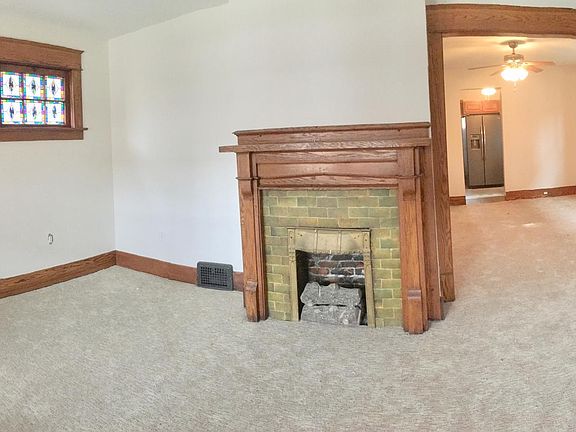 living room with closet