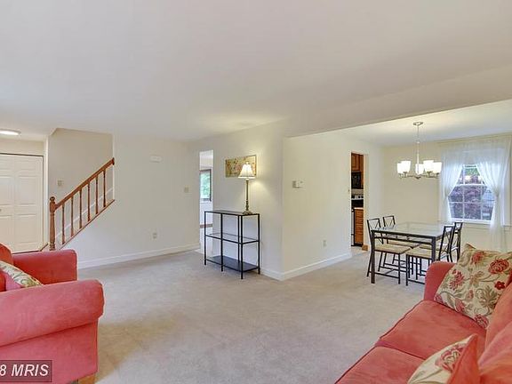 Living room and dining room