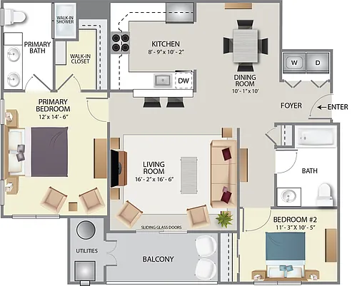 Floor plan Union III