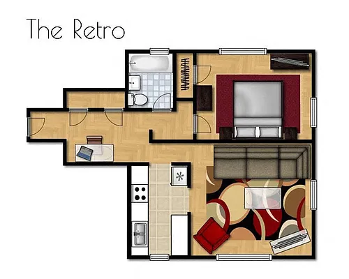 Floor plan The Retro