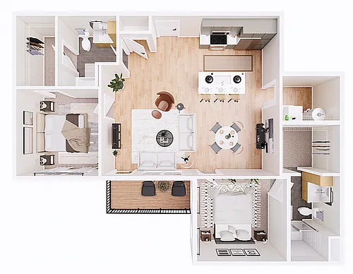 Floor plan Michael-2C