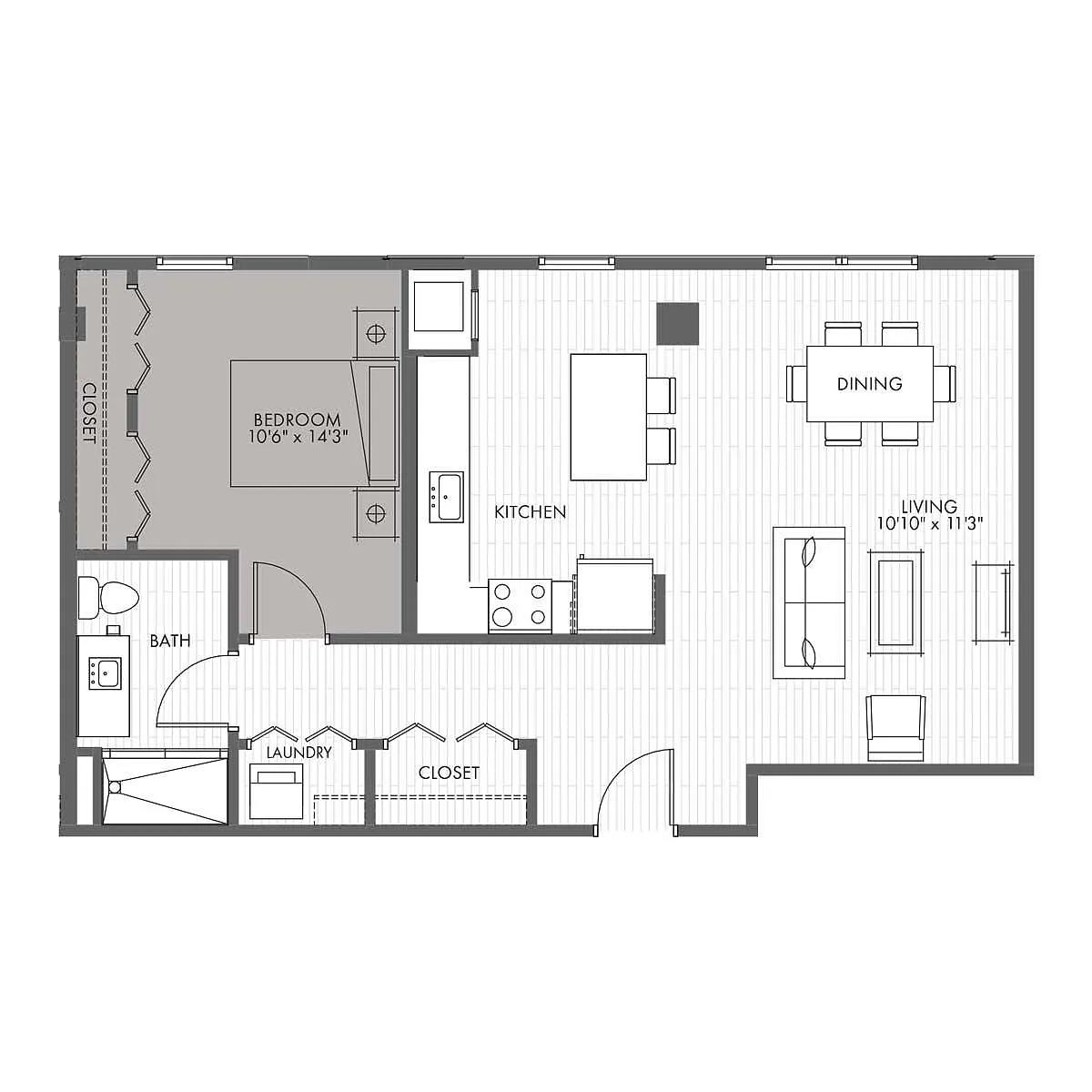 Floor plan 1G