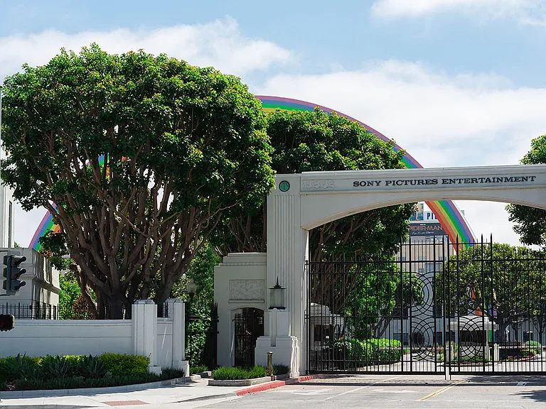 Sony Studios and their historic rainbow