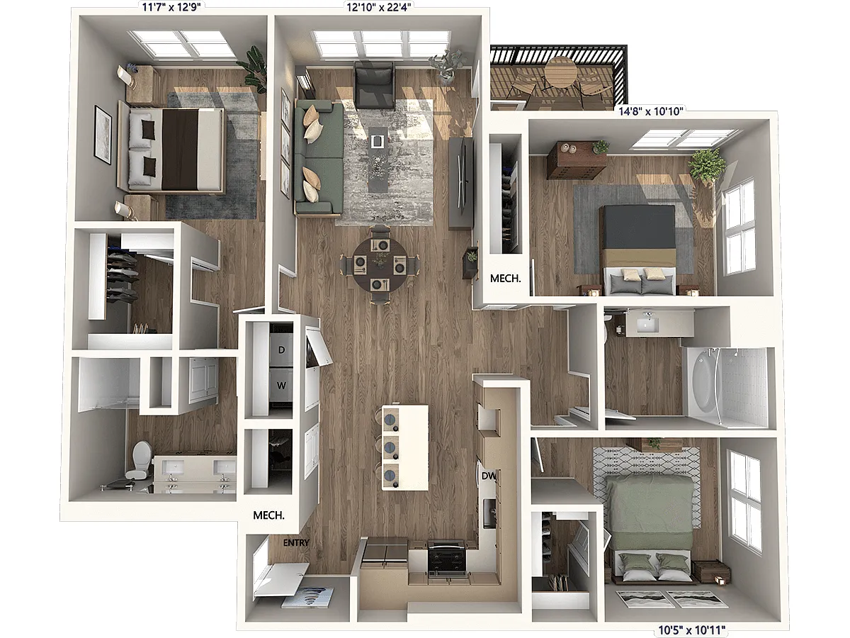 Floor plan C03A
