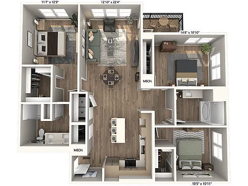 Floor plan C03A