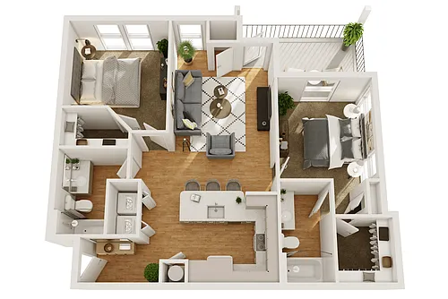 Floor plan B2