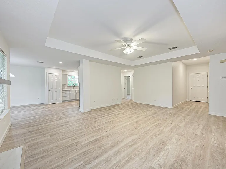 Open concept living room, Kitchen and dining room