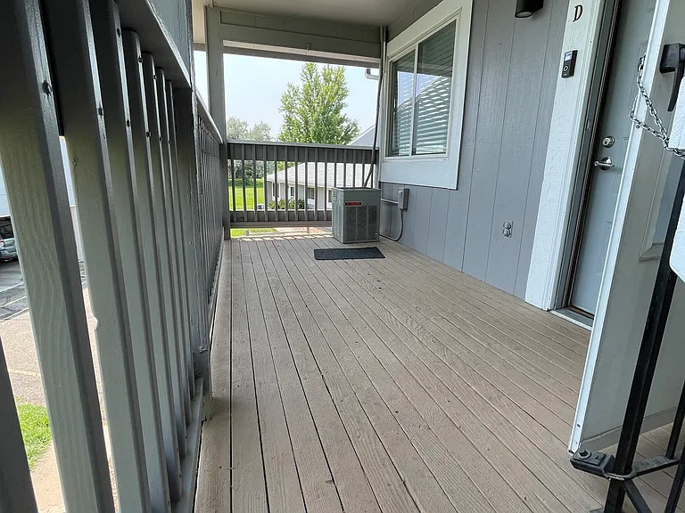 Dedicated porch, great for grilling or relaxing in the evenings