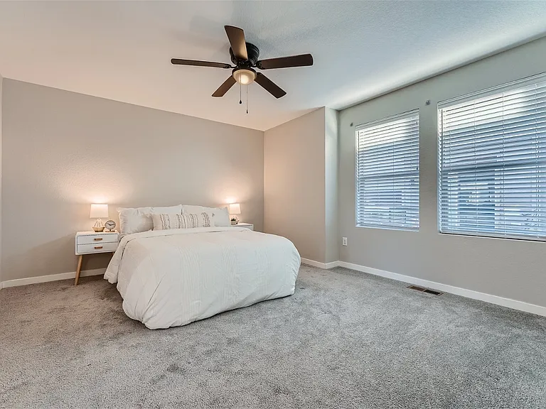 Primary Suite with Walk-in Closet and 4-piece private bathroom.