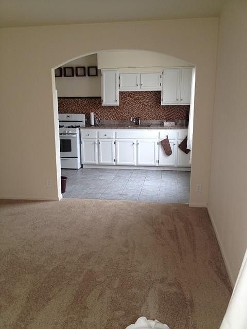 Living room and kitchen