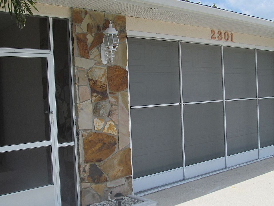 Screened Garage Door