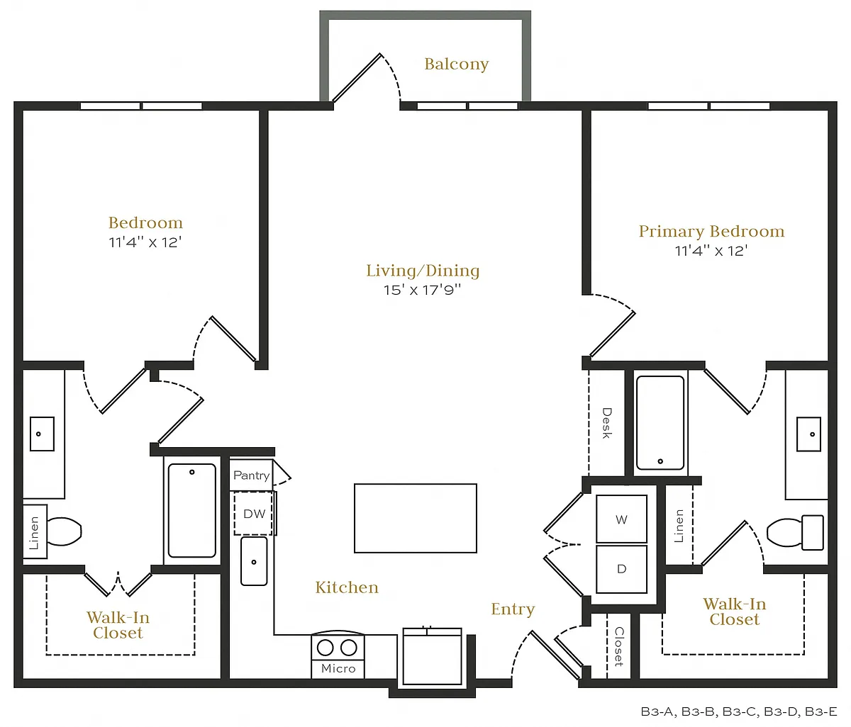 Floor plan B3