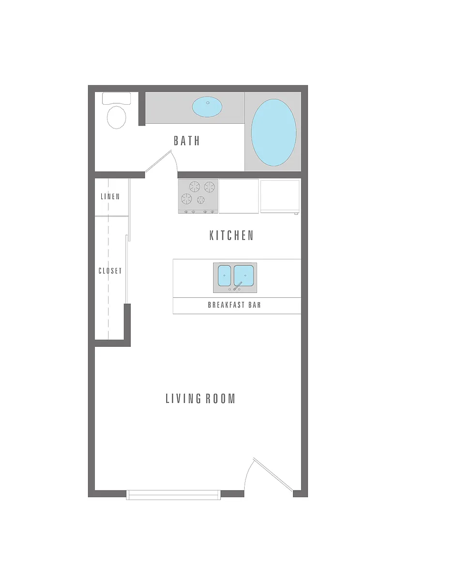 Floor plan Studio