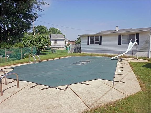 IN ground pool in fenced rear yard