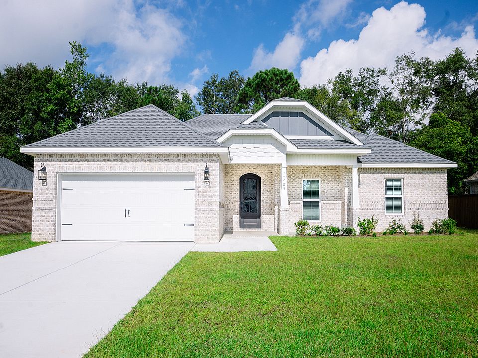Brooks front exterior at a Meritage Homes community in Gulfport, MS.