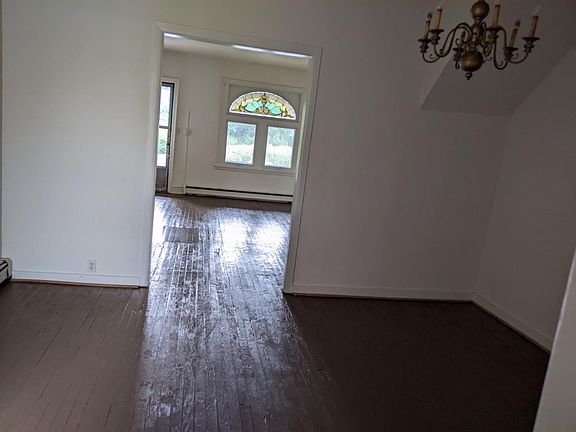 Dining room looking into living room