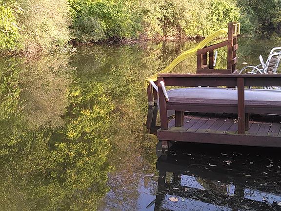 Dock/Lake 50'from
back door!