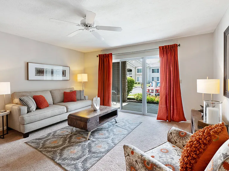 Spacious Living Room View