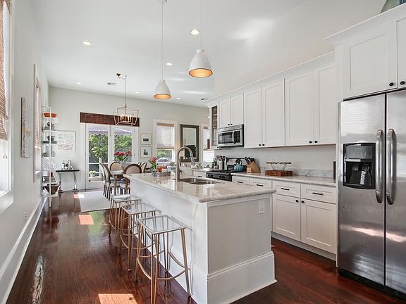 Open kitchen.