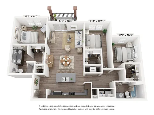 Floor plan Cottonwood