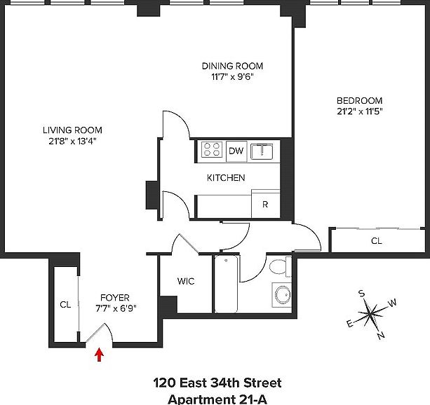2nd image of 120 E 34th St APT 21A