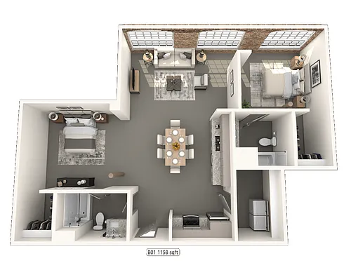 Floor plan B01
