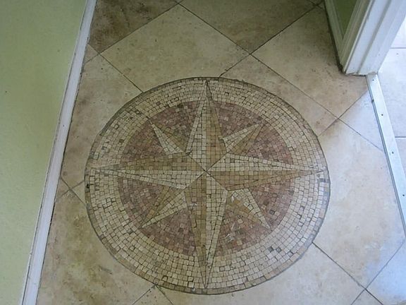Entire house has hard flooring--note details in upper hallway