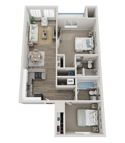 Floor plan 2X2