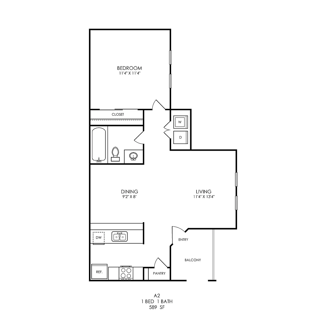 Floor plan A2 Classic