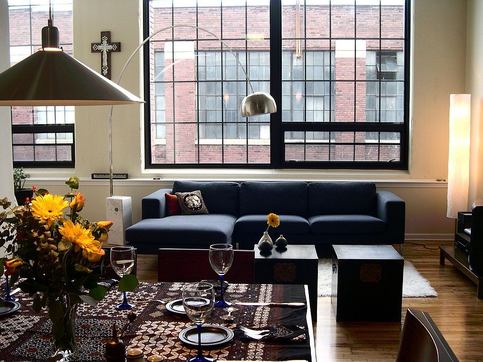Integrated Dining and Living Rooms from Kitchen