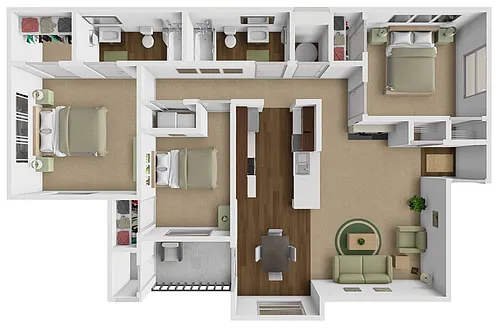 Floor plan The Bedford
