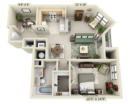Floor plan A1BD