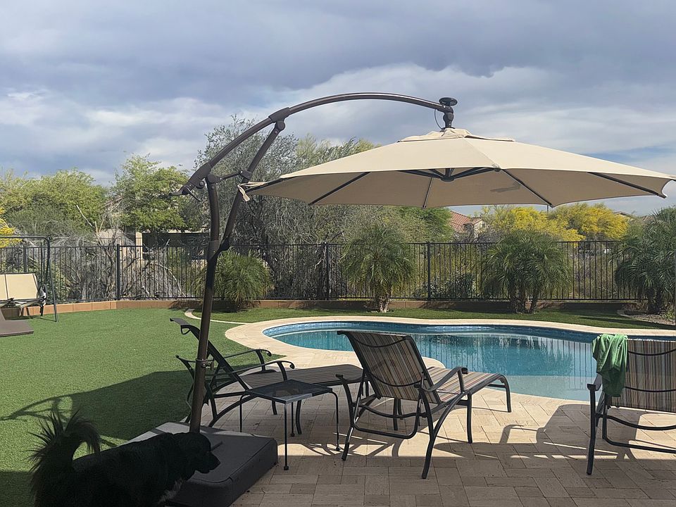 Backyard facing the wash