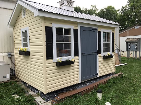 Vinyl Sided Shed - 2 Doors