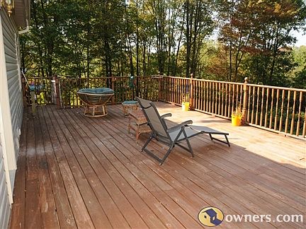deck off back of house