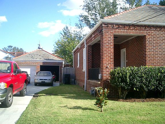 Side Porch and Double Garage