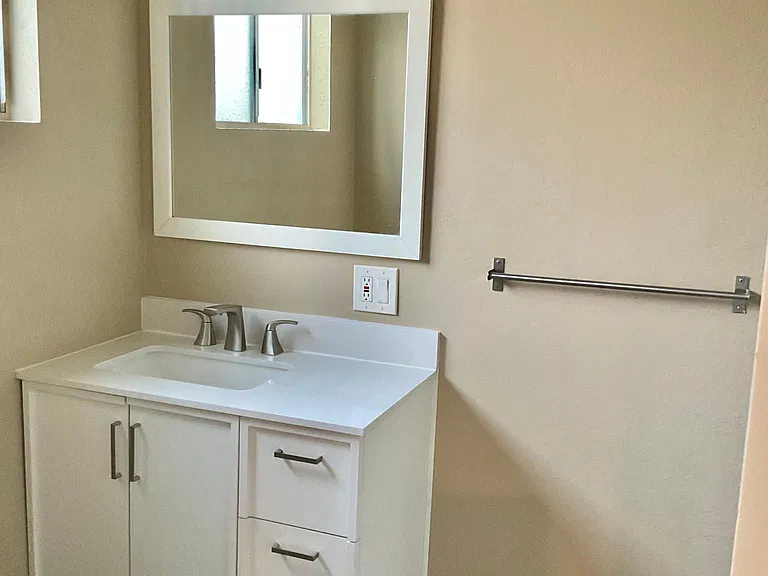 Bathroom with new Vanity