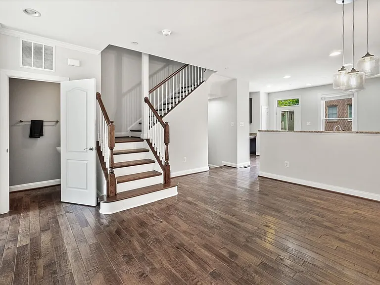 Main Level with stunning wood floors throughout, Open Concept