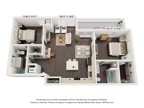 Floor plan B21
