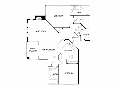 Floor plan The Adams