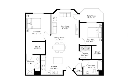 Floor plan B1R