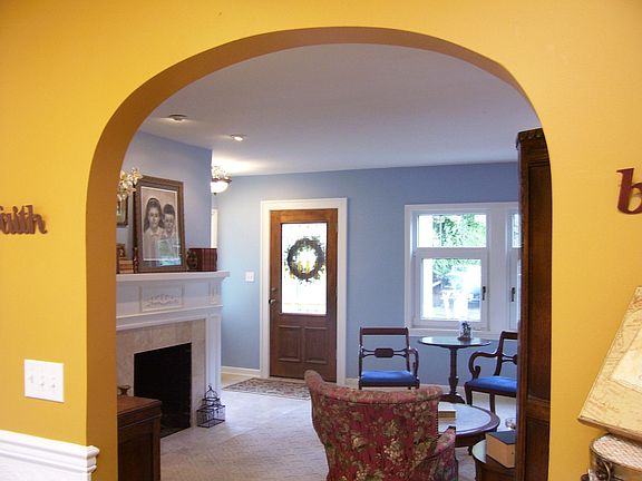 Living room and entry